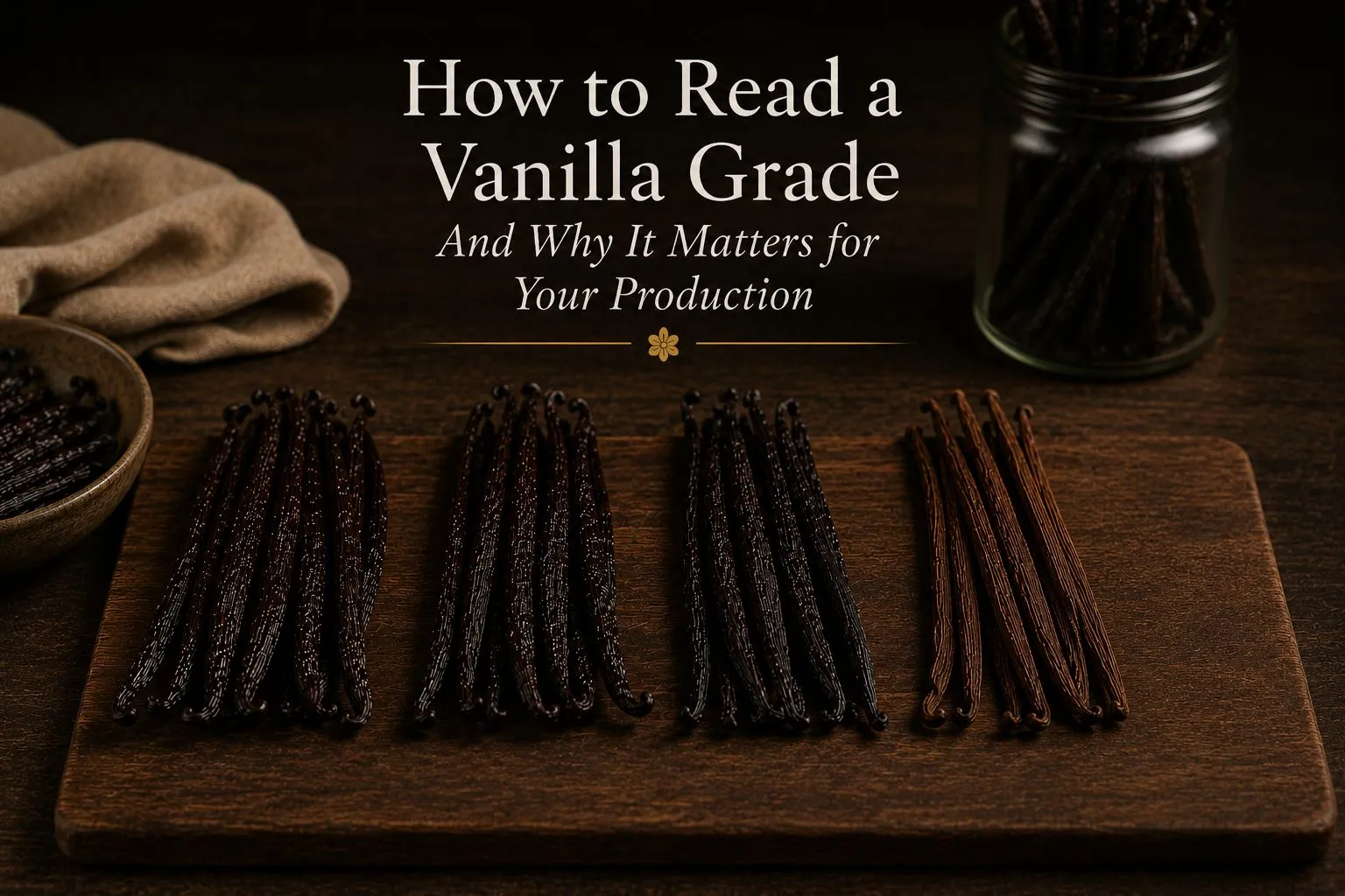 How to Read a Vanilla Grade And Why It Matters for Your Production
